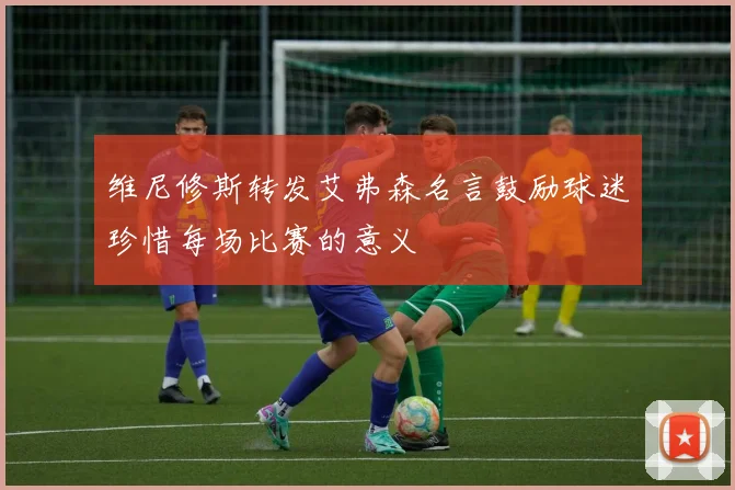 维尼修斯转发艾弗森名言鼓励球迷珍惜每场比赛的意义